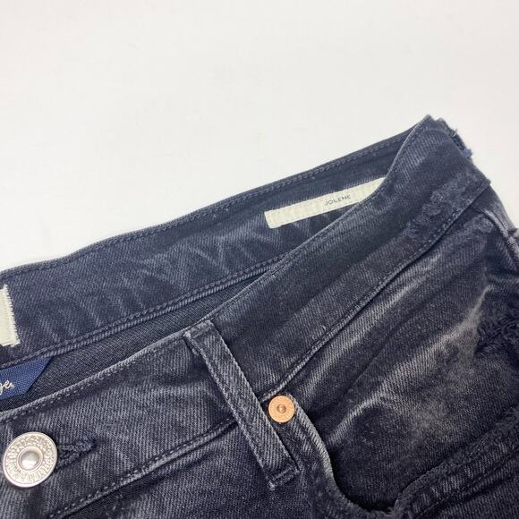 Citizens of Humanity Jeans Women's Size 32 Black Jolene High Rise Straight - Picture 4 of 7